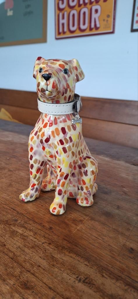 Pomme Pidou Spaarpot Hond - Kleurrijk en Uniek Design, Verzamelen, Ophalen of Verzenden