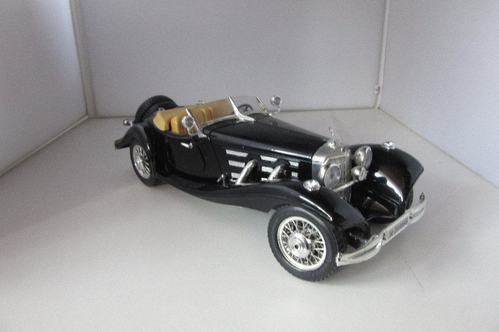 Mercedes 500 K Roadster 1936 1;18, Ophalen of Verzenden, Zo goed als nieuw, Auto, Bburago