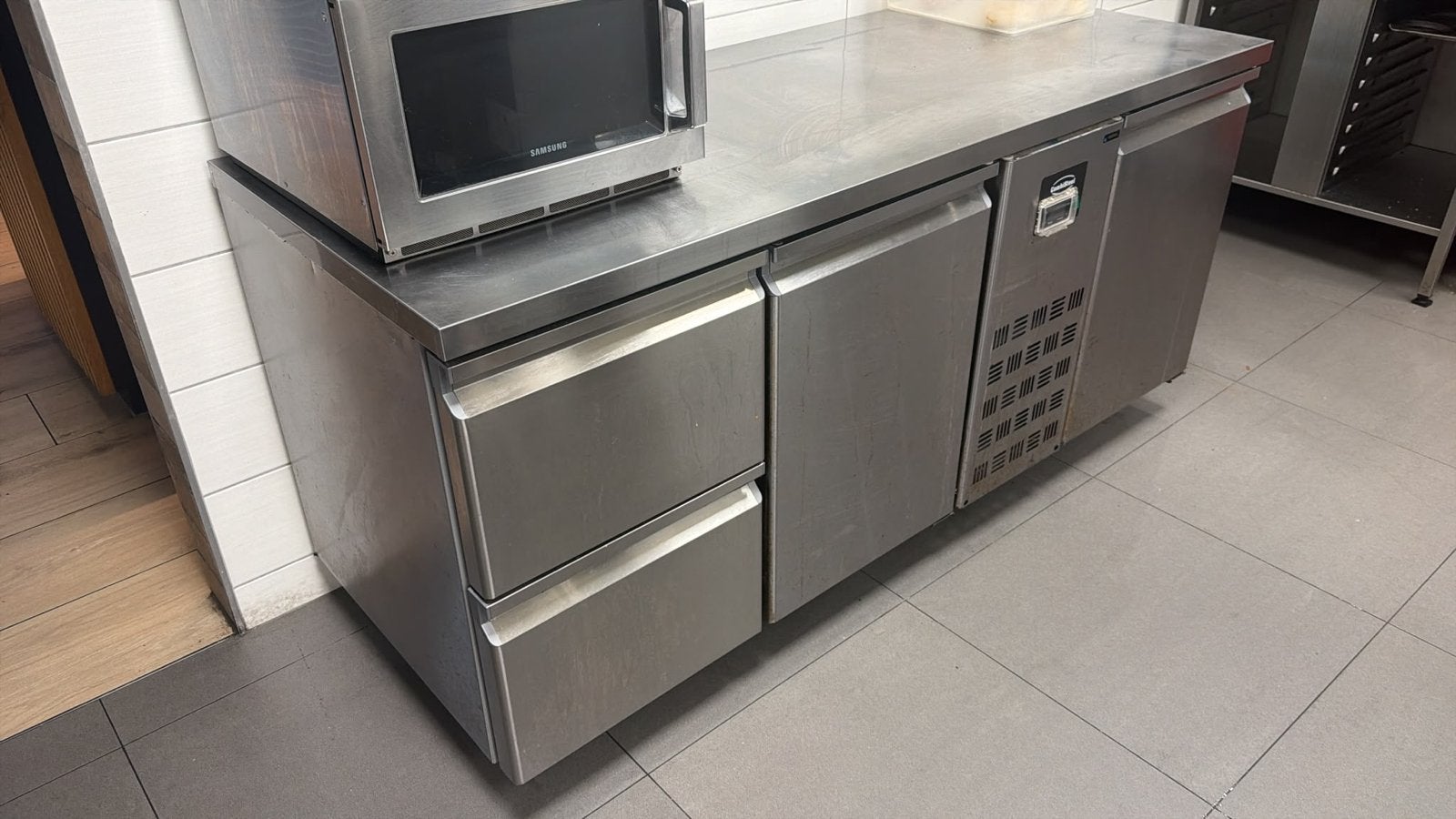 CombiSteel Koelwerkbank RVS met laden en deuren, Ophalen, Gebruikt, Koelen en Vriezen