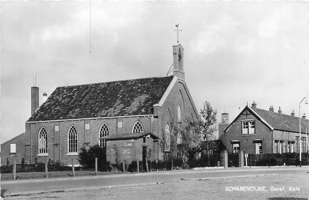 378-340-049 Scharendijke Geref Kerk, Verzenden, Voor 1920, Zeeland