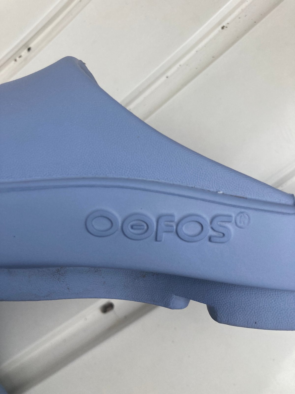 ZGAN Oofos OOahh Maat 38 slippers Neptune Blue., Slippers, Blauw, Ophalen of Verzenden, Zo goed als nieuw