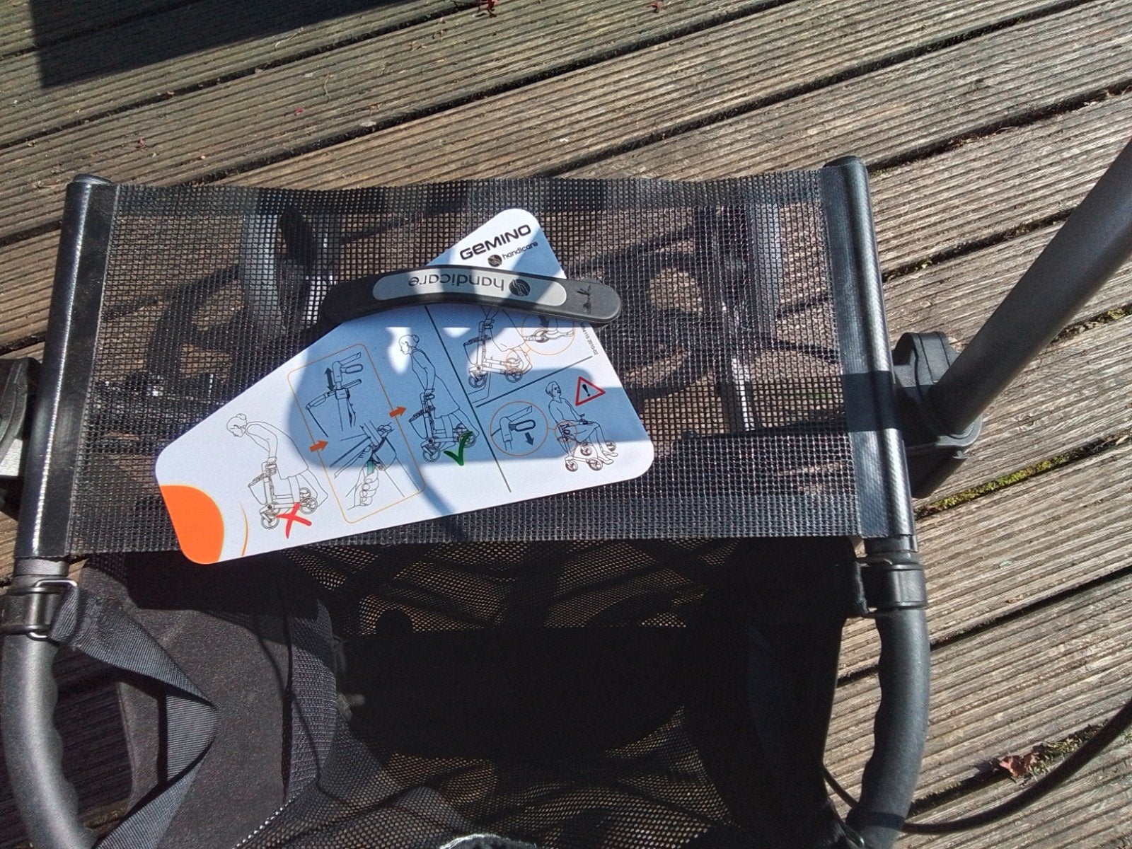 Rollator merk Gemino, Ophalen, Opvouwbaar