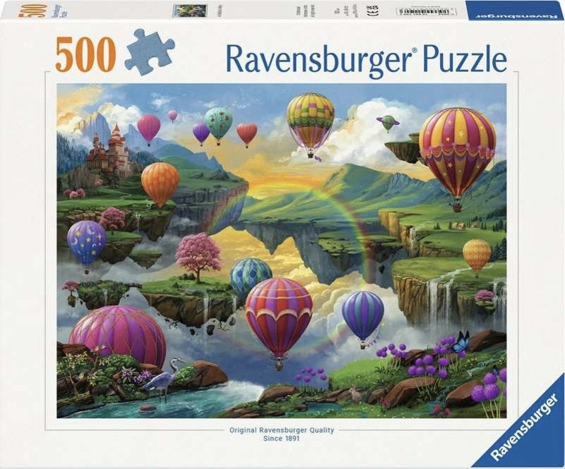 Ravensburger - De Vallei van de Luchtballonnen - 500 stukjes, Ophalen of Verzenden, 500 t/m 1500 stukjes, Nieuw, Legpuzzel