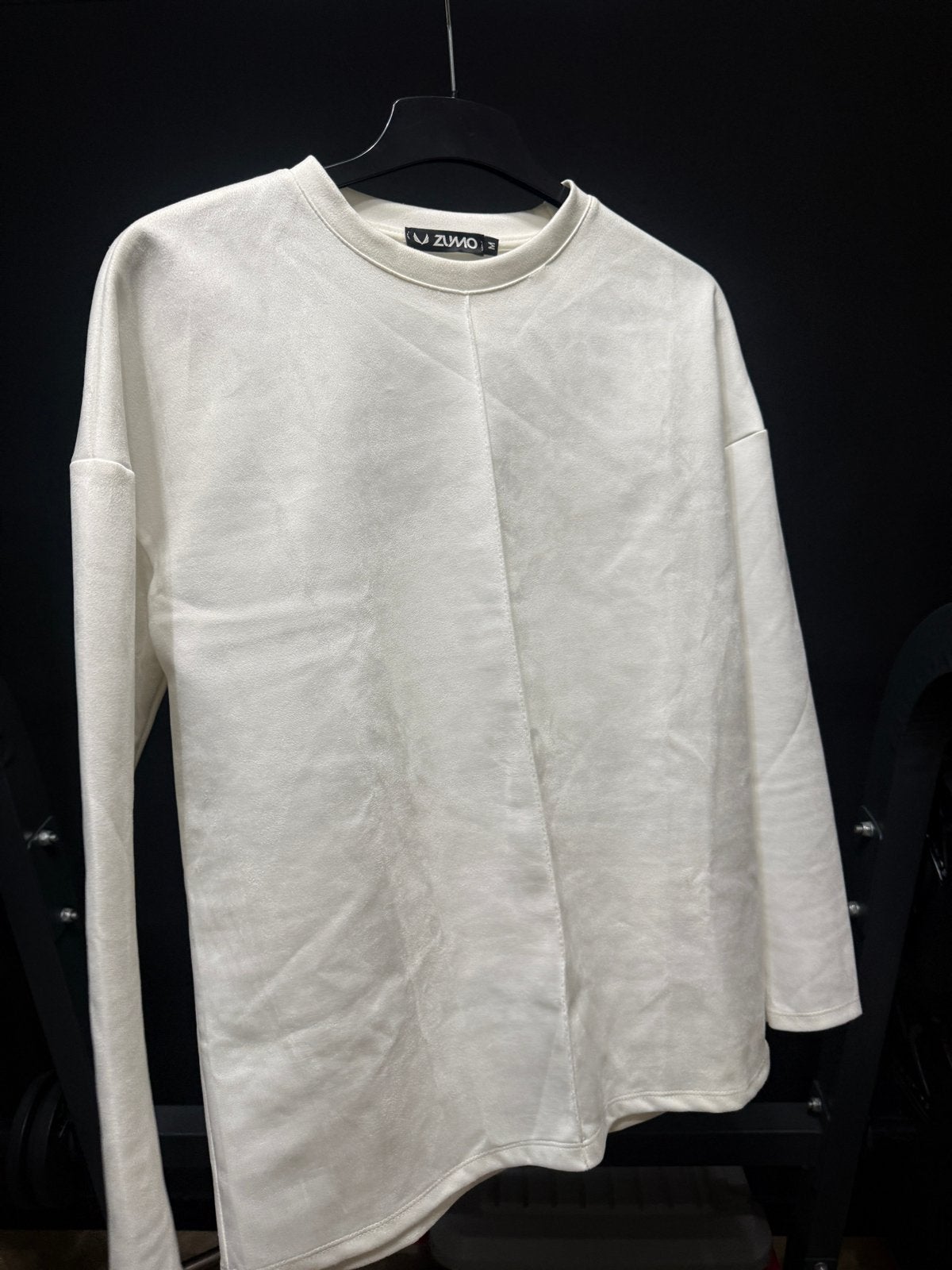 Zumo longsleeve suede heren maat M, Verzenden, Zo goed als nieuw, Maat 48/50 (M), Wit