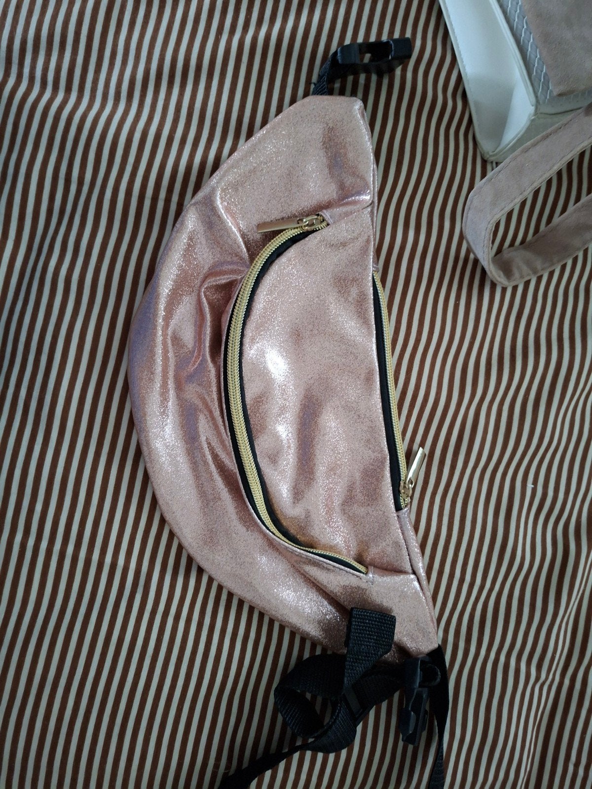 Roze glitter heuptasje, Ophalen of Verzenden