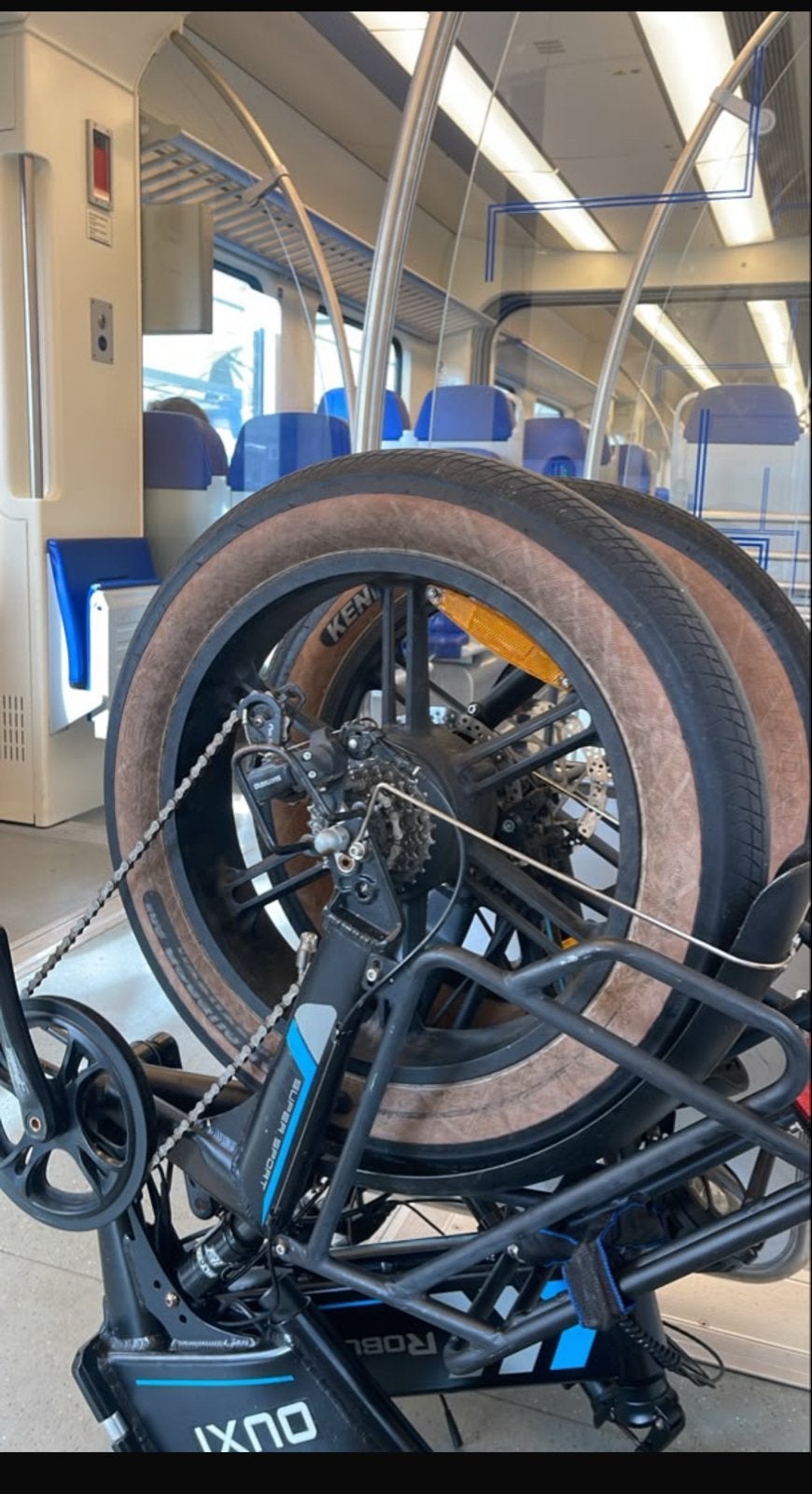 Ouxi V8 Fatbike - Elektrische Vouwfiets, Ophalen, Zo goed als nieuw, Overige merken