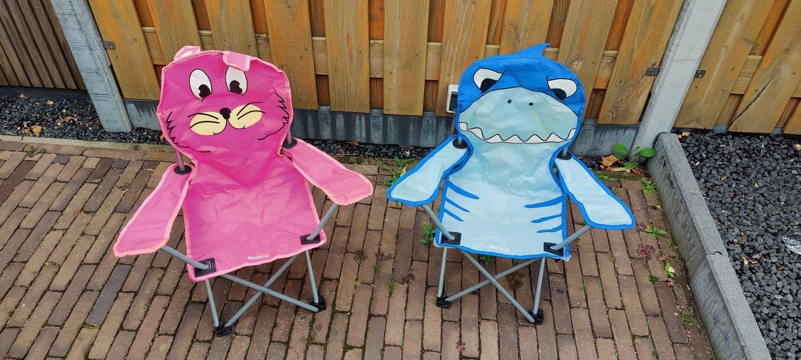 Leuke campingstoeltjes voor jonge kinderen - vrolijke dieren, Caravans en Kamperen, Ophalen, Campingstoel
