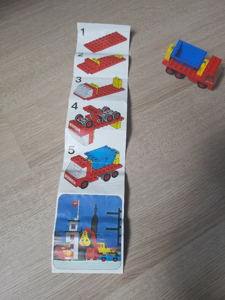 Vintage Lego tipper truck (No. 612), Gebruikt, Verzenden, Lego, Compleet