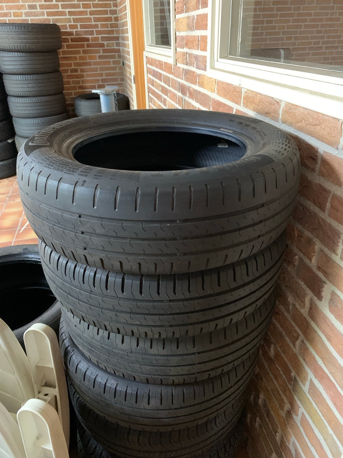 4x Continental zomerbanden 165/65 R14 met 5mm profiel, Ophalen, Gebruikt