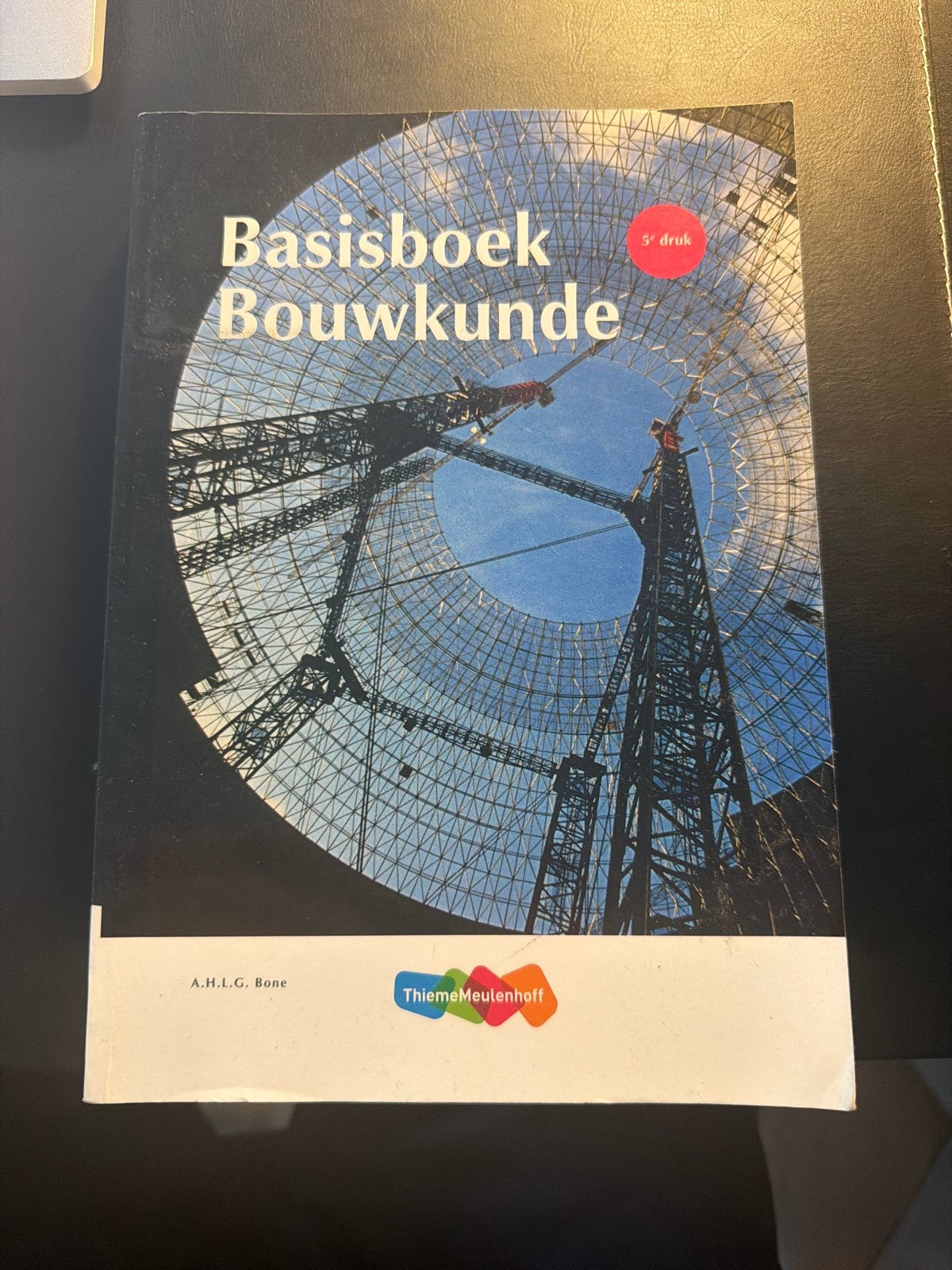 Basisboek Bouwkunde 5e druk - A.H.L.G. Bone, Boeken, Ophalen, Nieuw, Bouwkunde