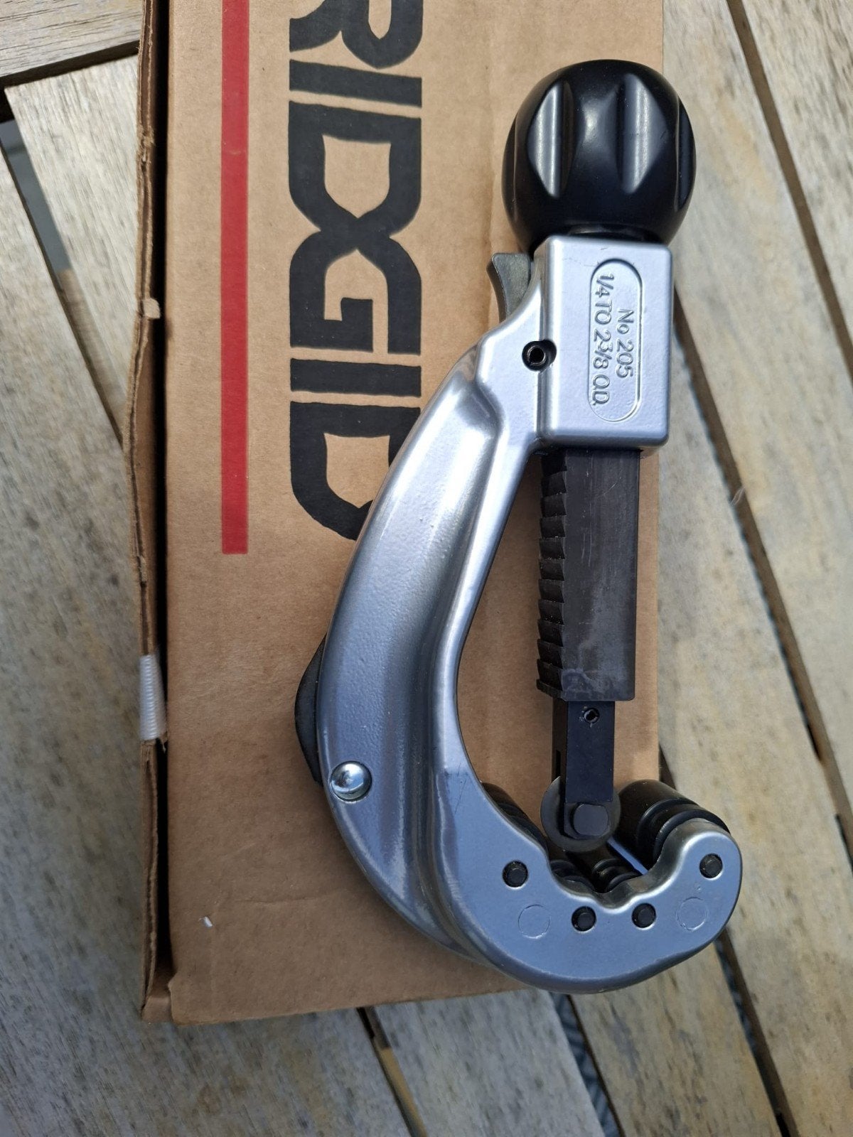 RIDGID No. 205 Buisafsnijder 6-60mm, Doe-het-zelf en Verbouw, Gereedschap | Handgereedschap, Ophalen of Verzenden, Nieuw, Snijgereedschap