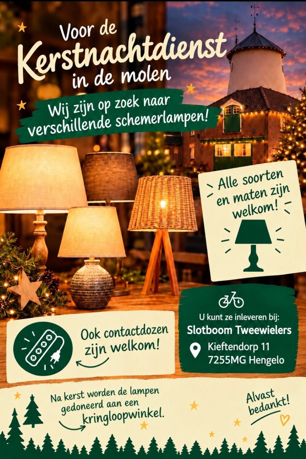 Diverse schemerlampen en contactdozen gezocht, Huis en Inrichting, Ophalen of Verzenden, Gebruikt