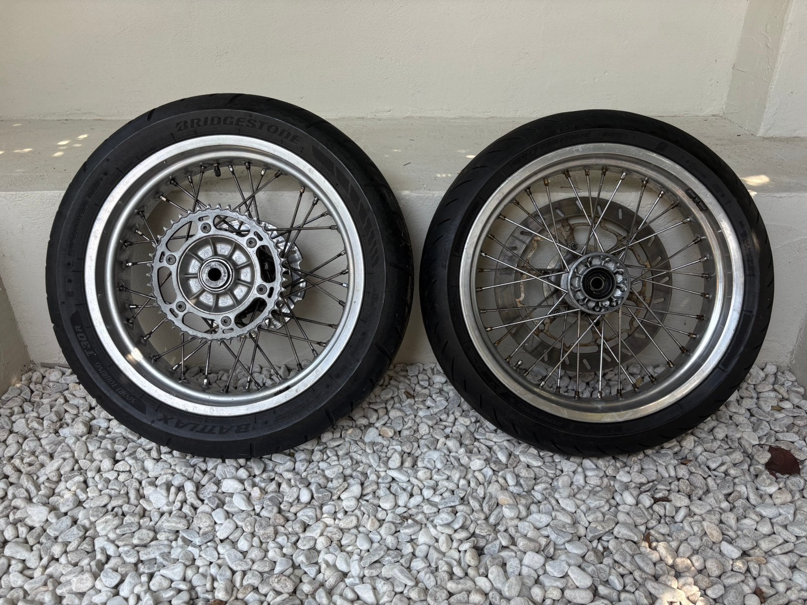 Behr SM Supermoto velgen wielen, Motoren, Ophalen, Gebruikt