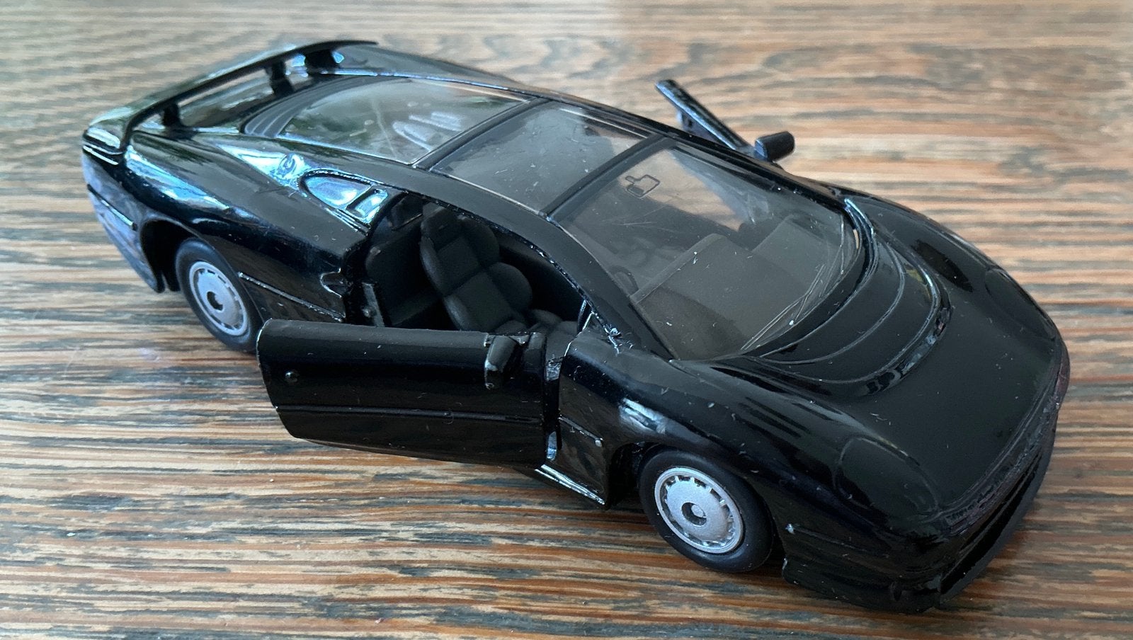 Zwarte Jaquar xj220 Maisto auto 12 cm, Ophalen, Gebruikt, Auto
