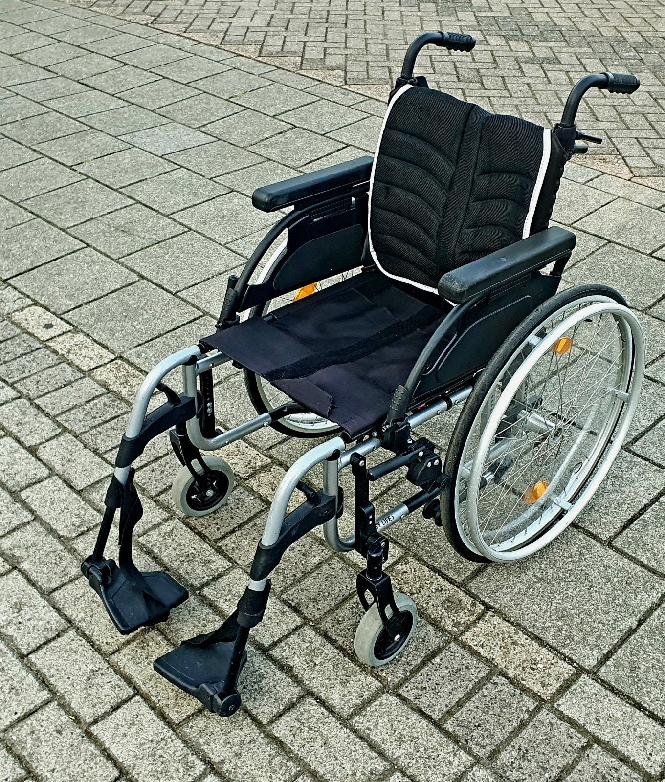 Compacte rolstoel inklapbaar merk Easylife, Diversen, Easylife, Zo goed als nieuw, Duwrolstoel, Easylife