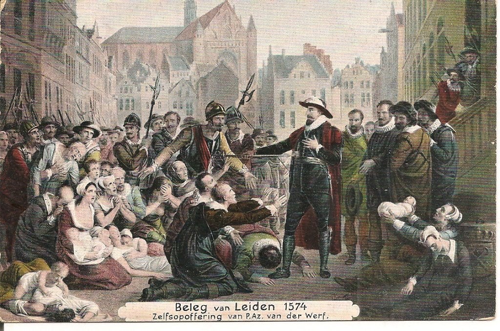 Beleg van Leiden 1574., Ophalen of Verzenden, 1920 tot 1940, Ongelopen, Zuid-Holland