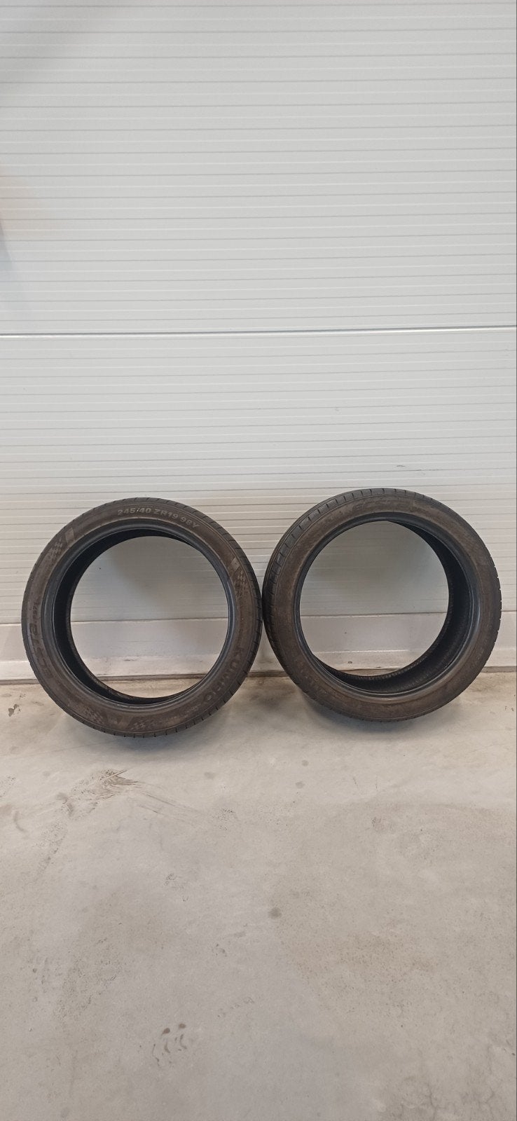 19 inch banden, Ophalen, Gebruikt