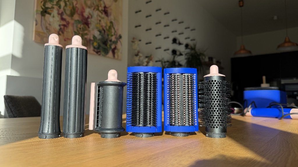 Dyson Airwrap Complete Long– 120V (US/Canada), Ophalen of Verzenden, Zo goed als nieuw, Haarverzorging
