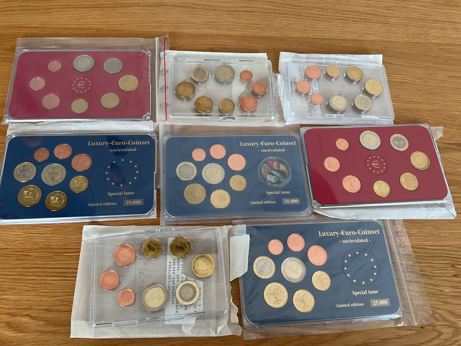 Partij muntsets diverse Europese landen, Postzegels en Munten, Ophalen of Verzenden, 2 euro