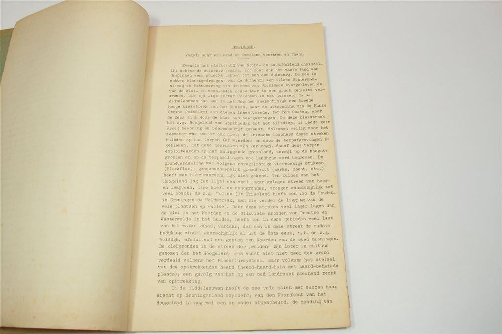 Groninger Ommelanden — Toerisme & Platteland 1938, Ophalen of Verzenden, Gelezen