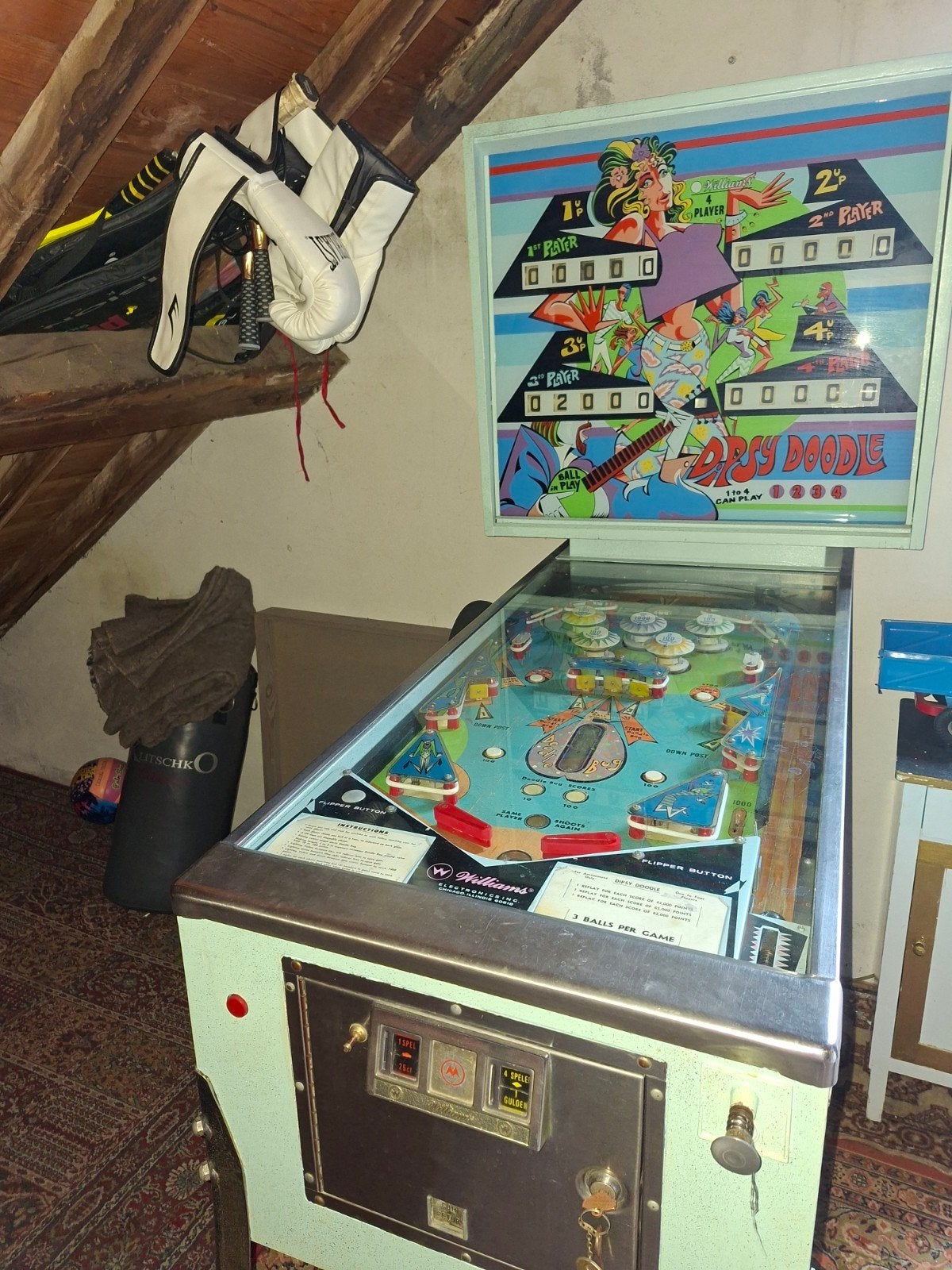 Williams Dipsy Doodle Flipperkast uit 1970, Ophalen, Gebruikt, Flipperkast, Williams