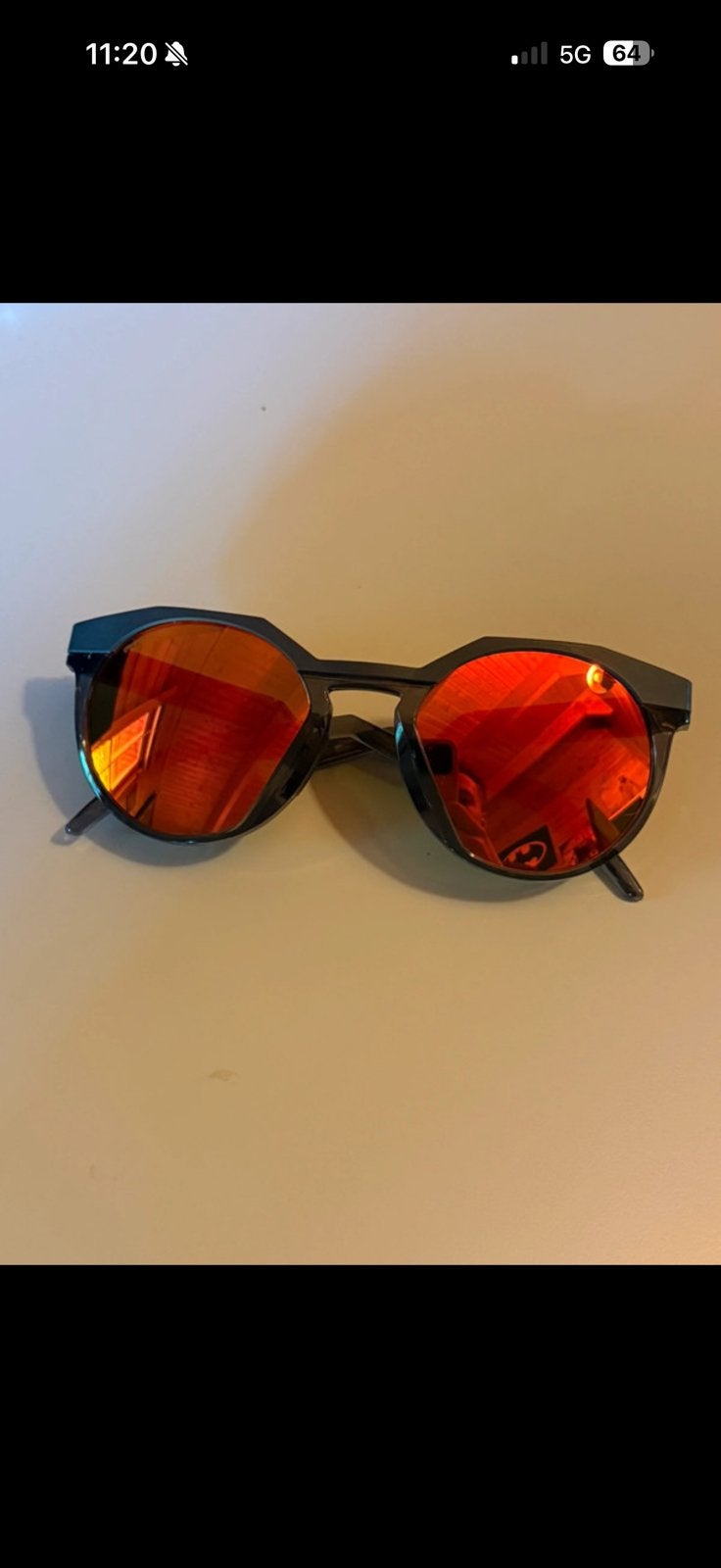 Oakley HSTN Prizm Ruby Zonnebril | Matte Carbon, Verzenden, Zo goed als nieuw, Oakley