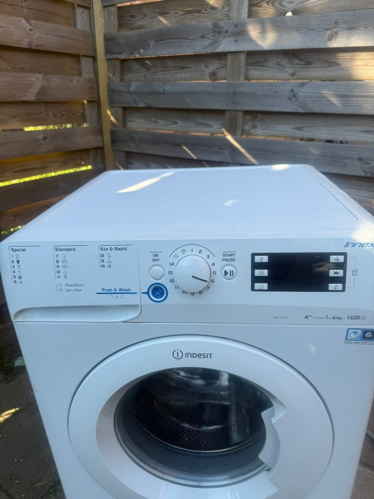 Wasmachine, Ophalen, 1200 tot 1600 toeren, Gebruikt, 85 tot 90 cm