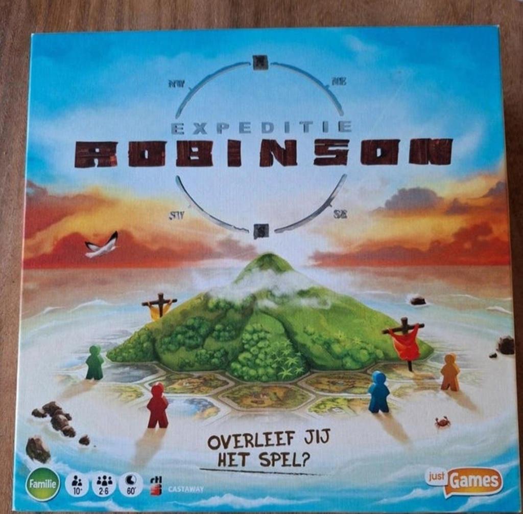 Zgan bordspel Expeditie Robinson, Ophalen of Verzenden, Zo goed als nieuw