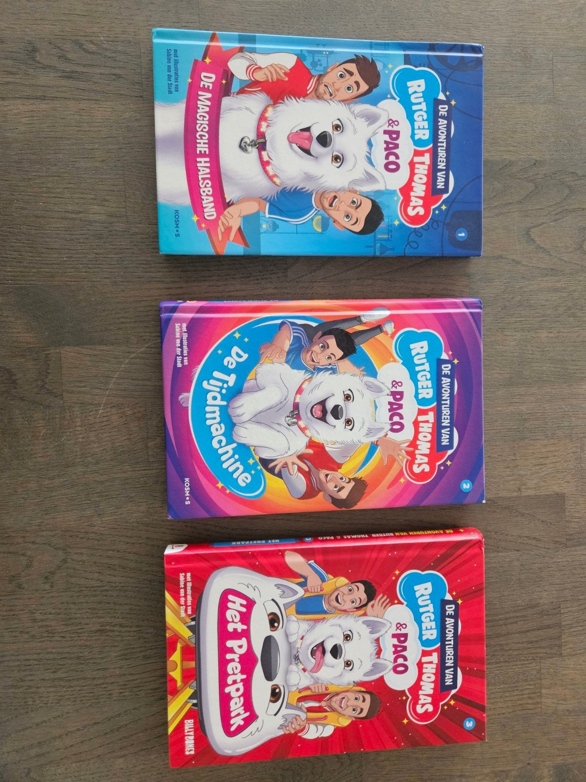 3x Rutger, Thomas en Paco : pretpark ,tijdmachine ,halsband, Boeken, Ophalen of Verzenden, Gelezen