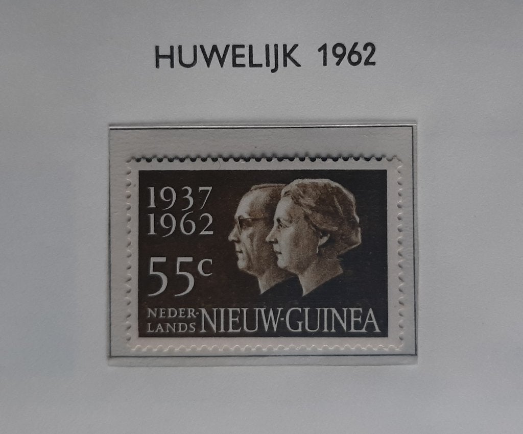 1962 Nederlands Nieuw Guinea Zilveren Huwelijk Nvph Nr. 75, Postzegels en Munten, Ophalen, Postfris, Nieuw-Guinea