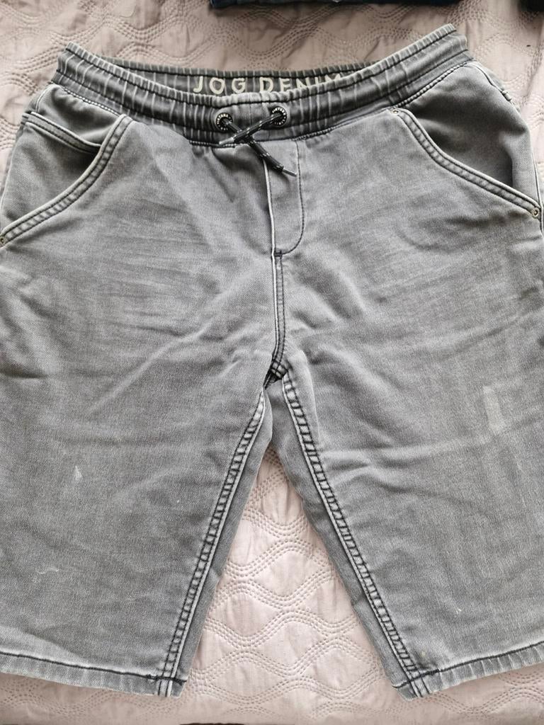Grijze Jog Denim Korte Broek - Maat 170, Ophalen of Verzenden, Maat 46 (S) of kleiner, Grijs