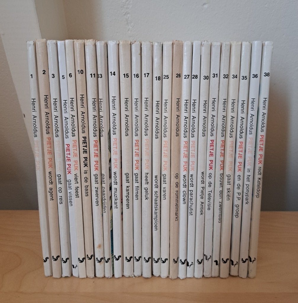 Henri Arnoldus - Pietje Puk - 24 boeken, Ophalen of Verzenden, Gelezen, Henri Arnoldus, Fictie algemeen