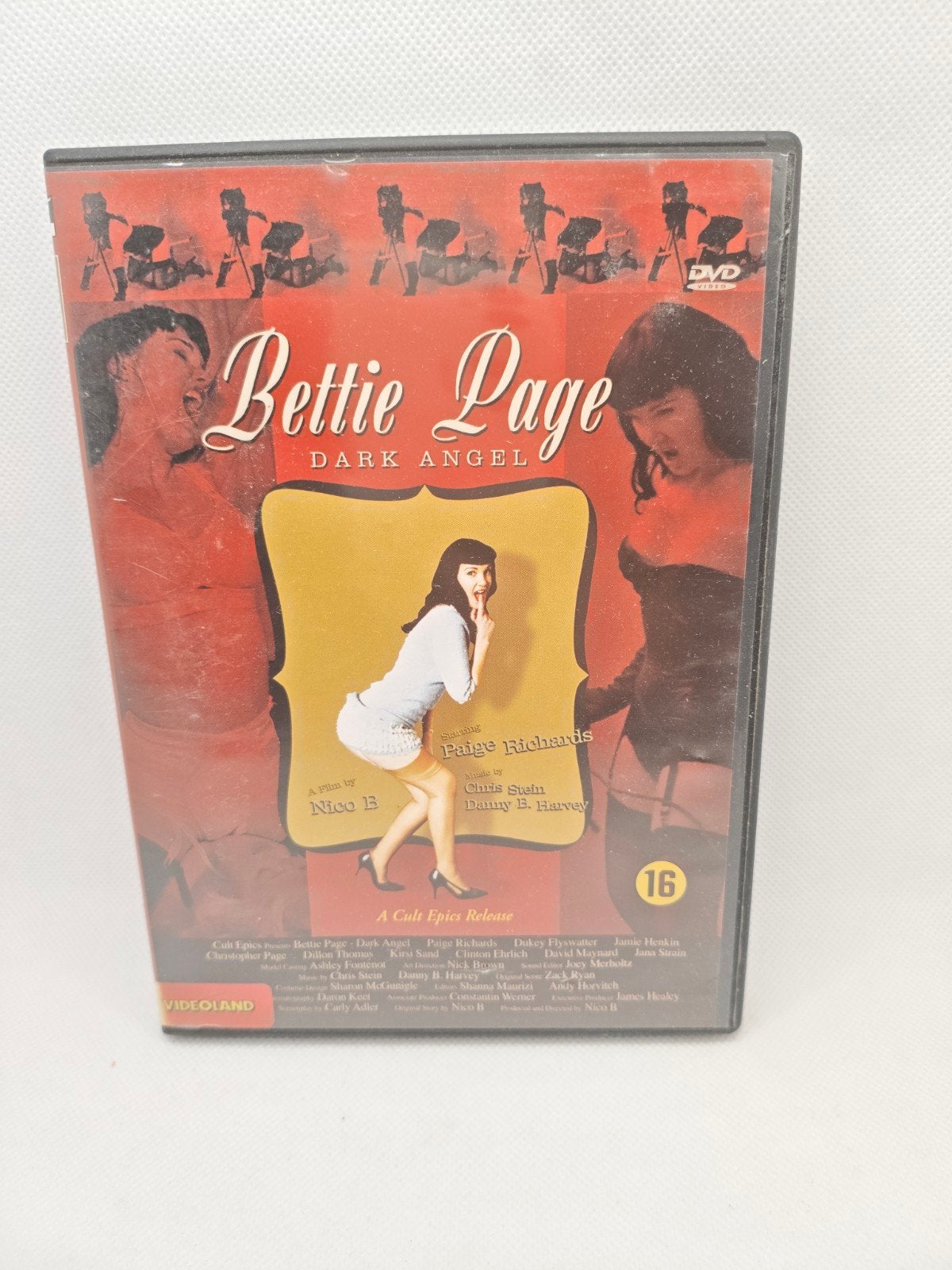 Bettie page Dark Angel dvd, Vanaf 16 jaar, Ophalen of Verzenden, Zo goed als nieuw