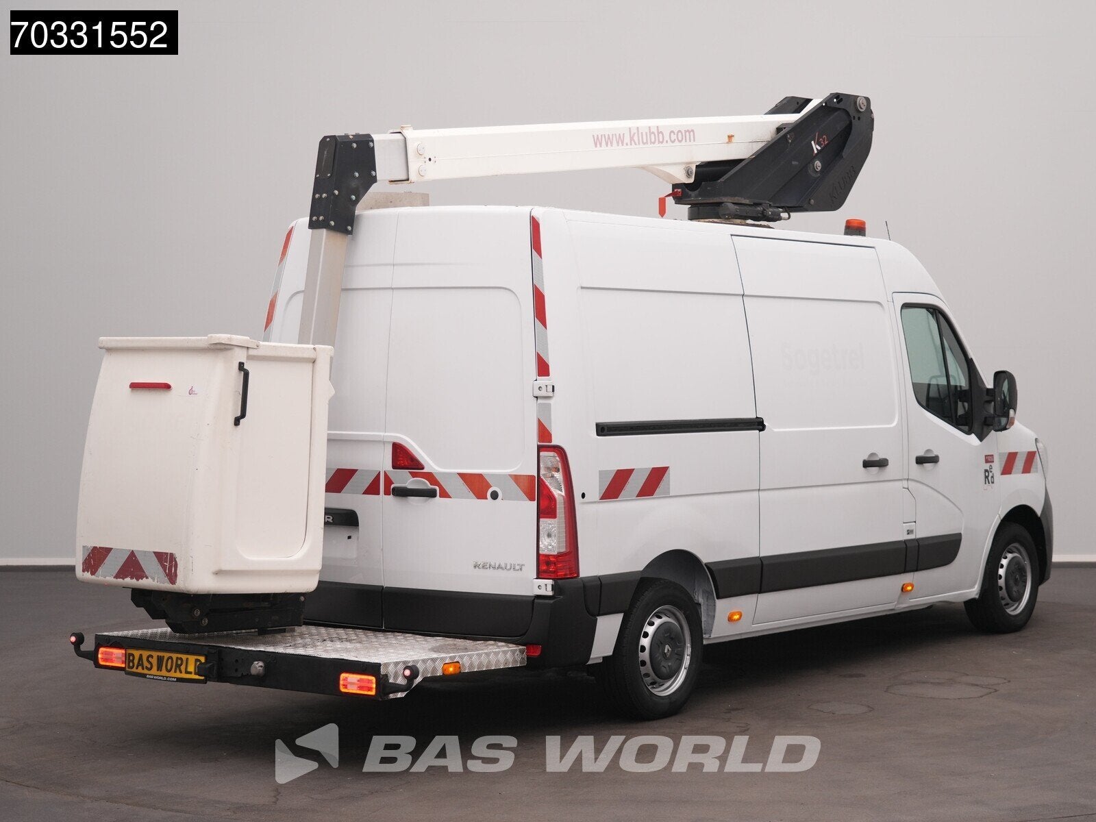 Renault Master 145PK Hoogwerker Klubb K32 Werkhoogte 12,5m L, 145 pk, Stof, Gebruikt, Euro 6