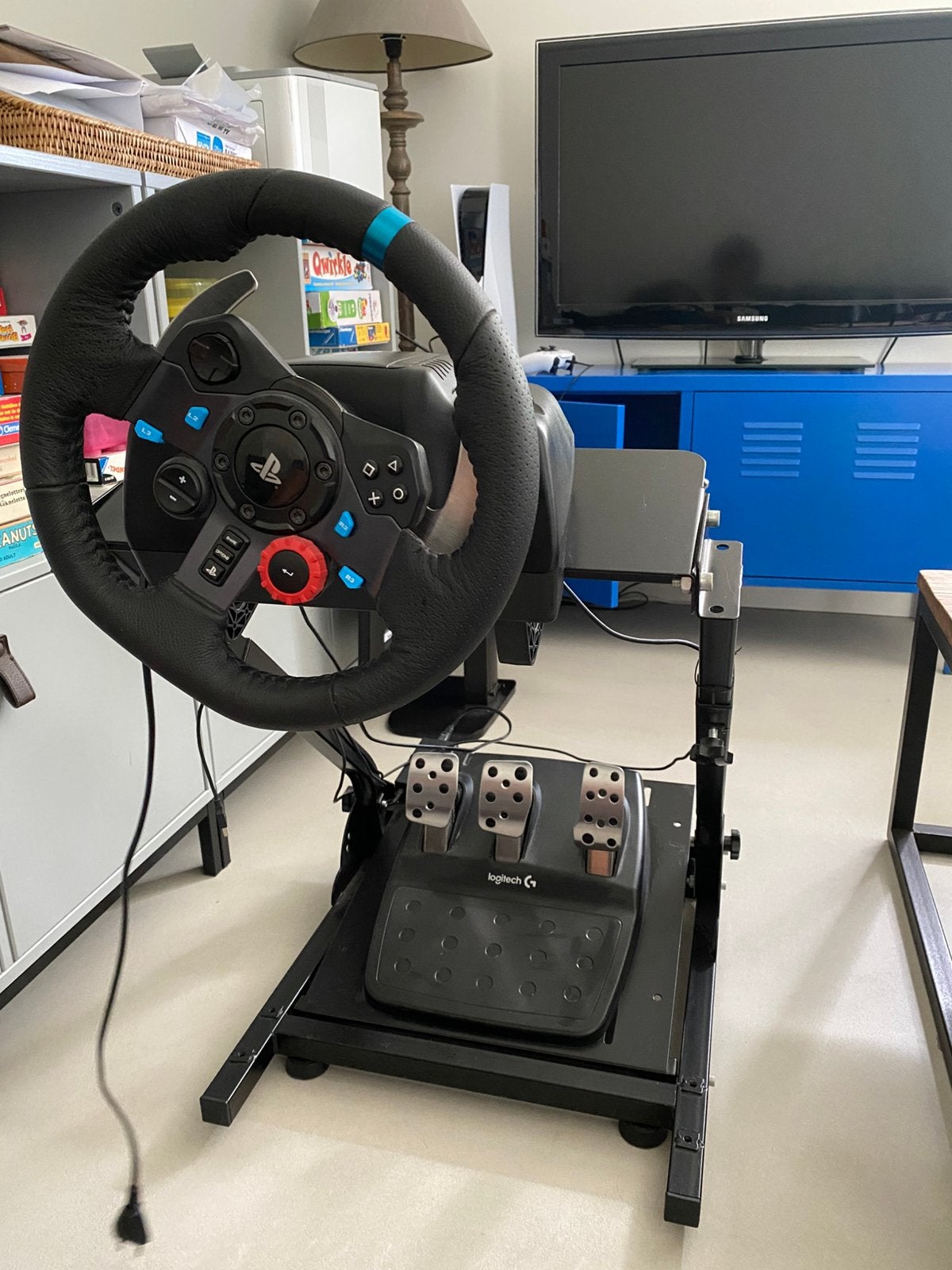 Logitech G29 Driving Force Race wheel voor PS5/PS4/PC, Spelcomputers en Games, Spelcomputers | Sony PlayStation Consoles | Accessoires