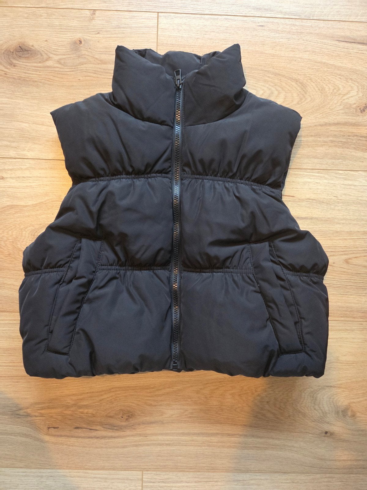 Bodywarmer H&M, maat XS, H&M, Zwart, Ophalen of Verzenden, Zo goed als nieuw
