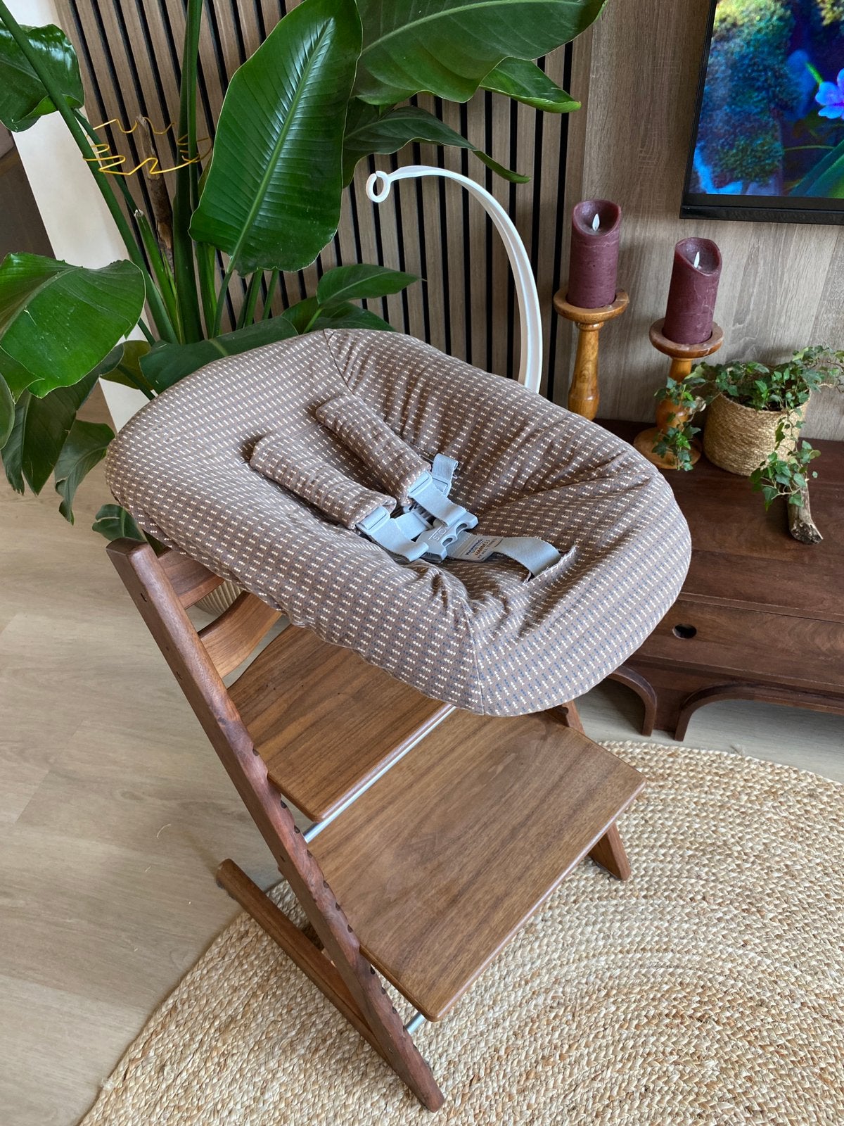 Van katoen - hoes voor Newborn stokke tripp trapp, Kinderen en Baby's, Ophalen of Verzenden, Nieuw, Meegroeistoel, Stoelverkleiner
