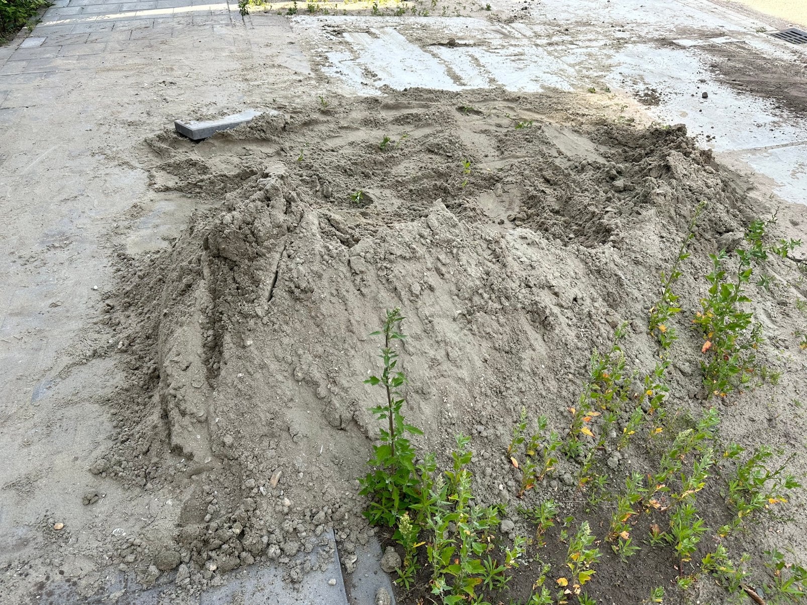 1/2 kuub wit zand gratis ophalen, Ophalen of Verzenden, Gebruikt, Ophoogzand