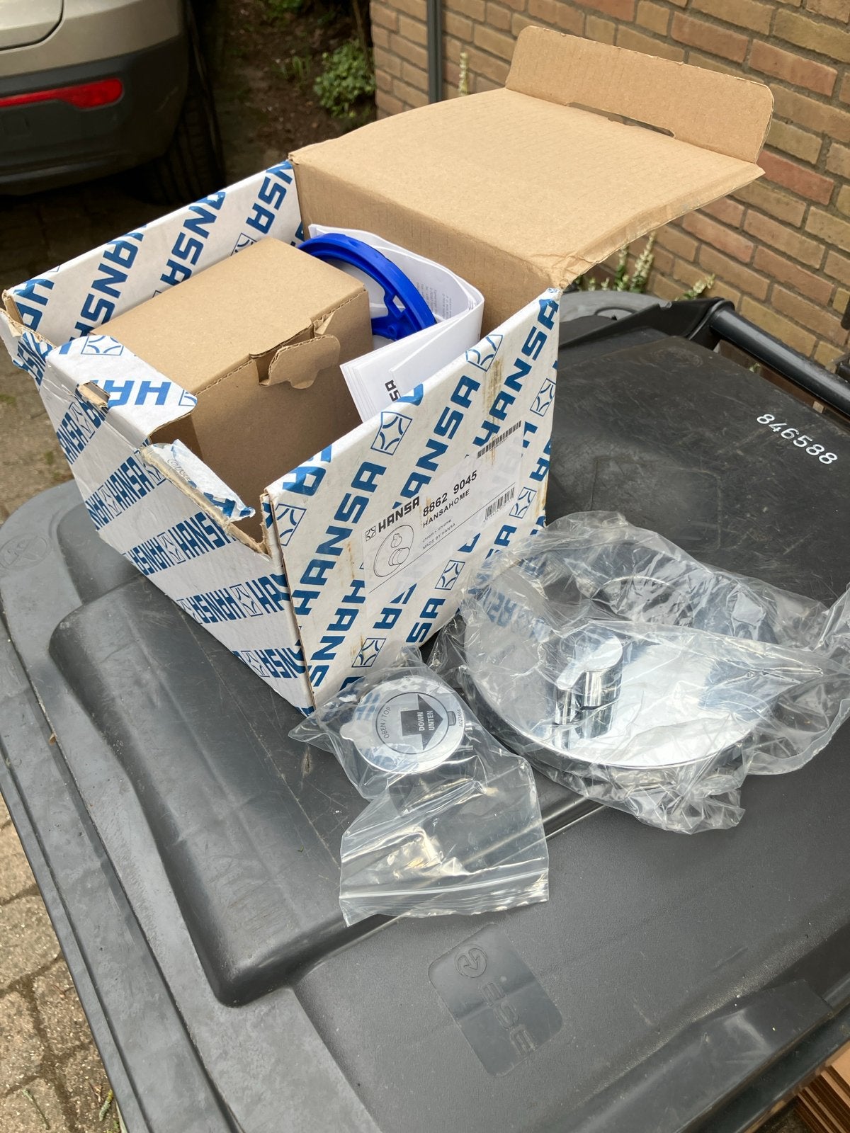 Nieuwe Hansa inbouwset - Chroom, Ophalen, Nieuw, Chroom, Kraan
