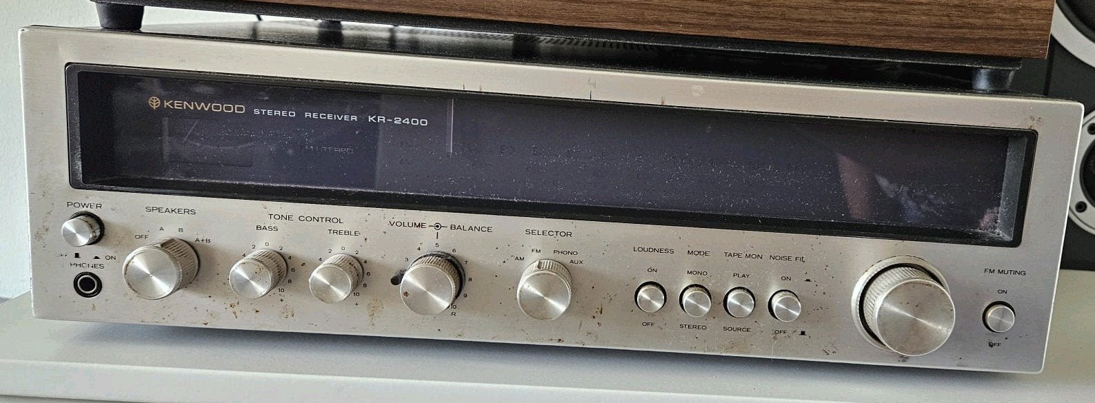 Kenwood KR-2400 Stereo Receiver - Vintage Audio, Ophalen, Gebruikt, Overige merken