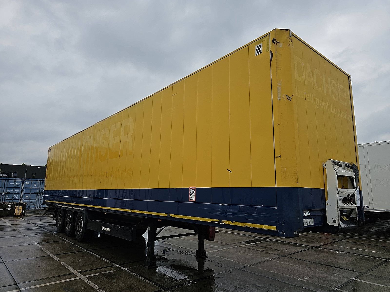 KRONE SD DRYLINER textile dopplestock, Overige kleuren, Origineel Nederlands, Bedrijf, Aanhangers en Opleggers