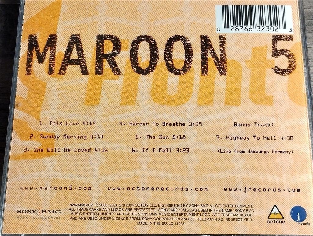 Maroon 5 - 1.22.03 Acoustic, Ophalen of Verzenden, Zo goed als nieuw