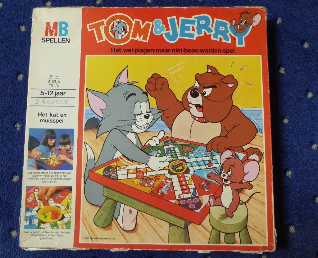 4 .. tom en Jerry mens erger je niet, Ophalen of Verzenden