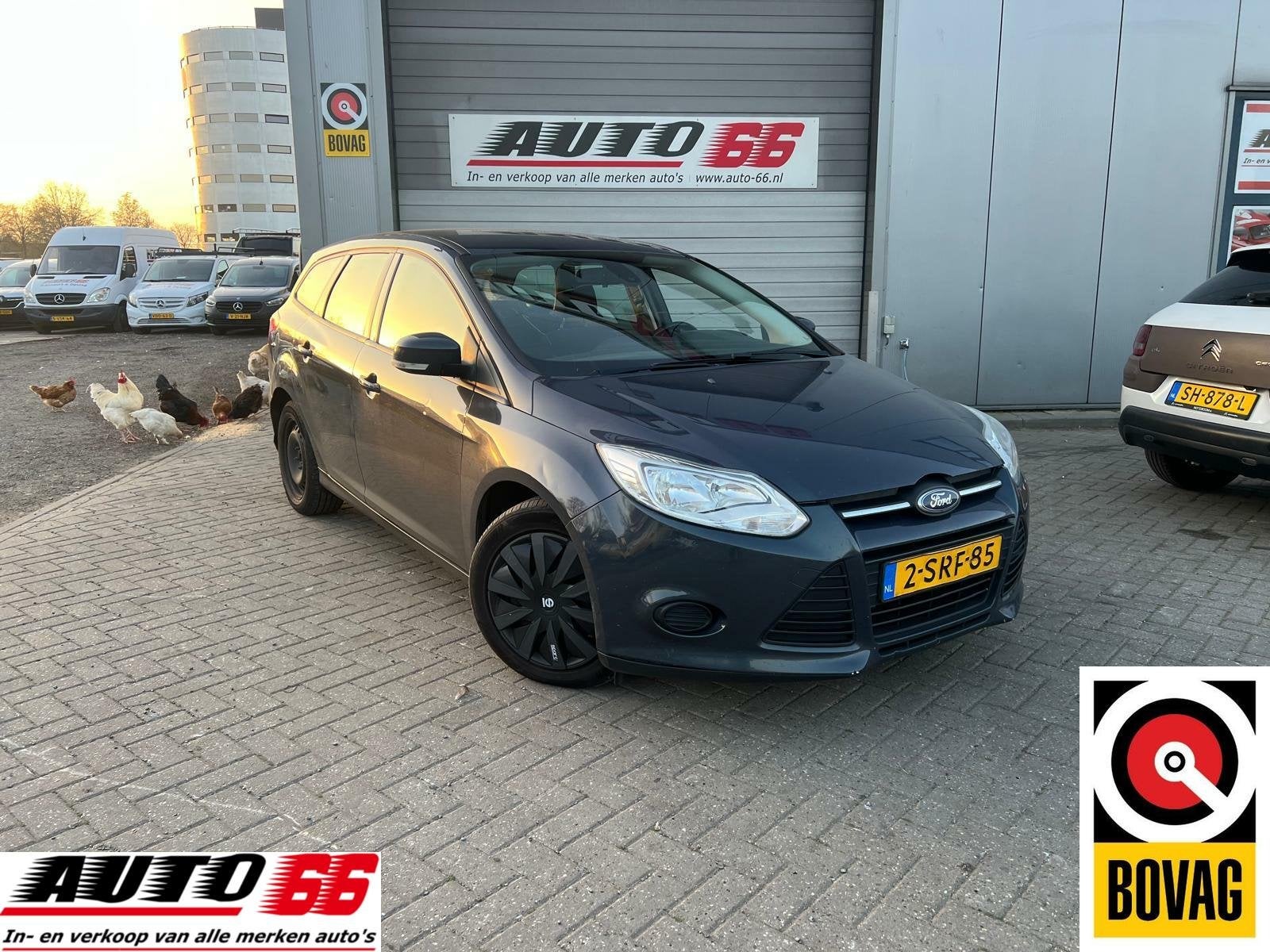 Ford Focus Wagon 1.6 TDCI Trend AIRCO APK tot 05-2026, Auto's, Ford, Euro 5, Stof, Gebruikt, Zwart