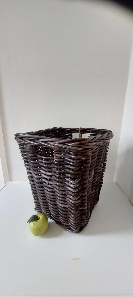 40 cm grote hoog rotan boomstam tuin vintage basket mand, Eu, Eu, Minder dan 60 cm, Ophalen of Verzenden