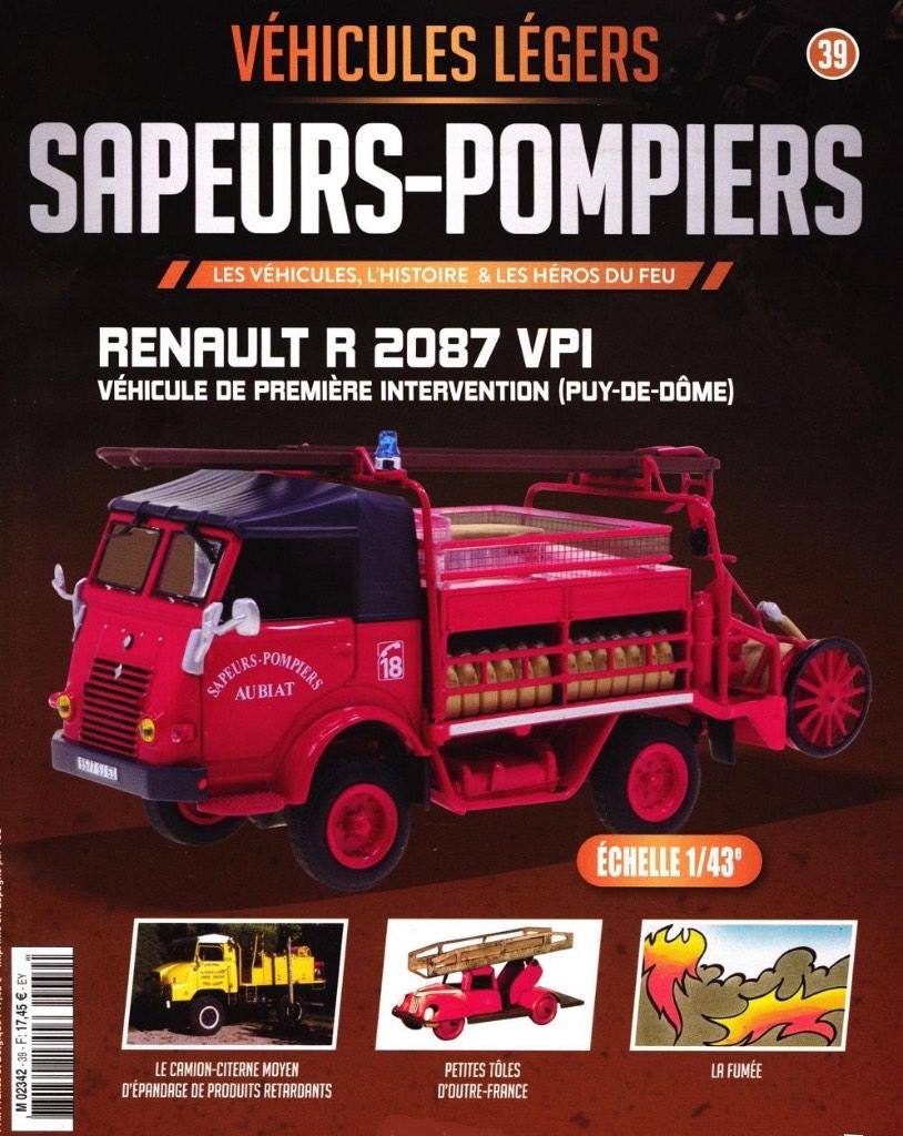 Renault R 2087 VPI BRANDWEER SCHAAL 1/43 # 39, Verzenden, Nieuw, Bus of Vrachtwagen, Overige merken