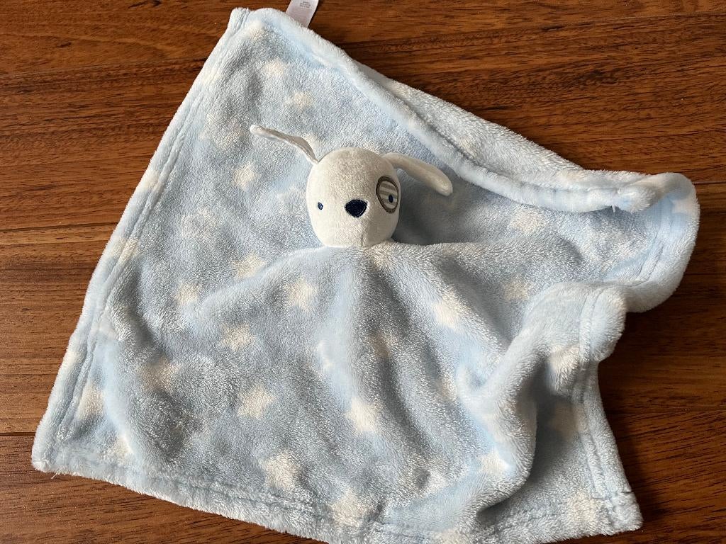 Blauwe knuffeldoek van de Primark (1.7), Overige typen, Blauw, Ophalen of Verzenden, Zo goed als nieuw