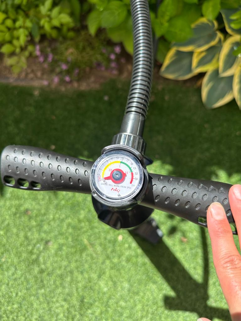 SUP Pomp met Manometer - Handmatig, Ophalen, Zo goed als nieuw, Handmatig