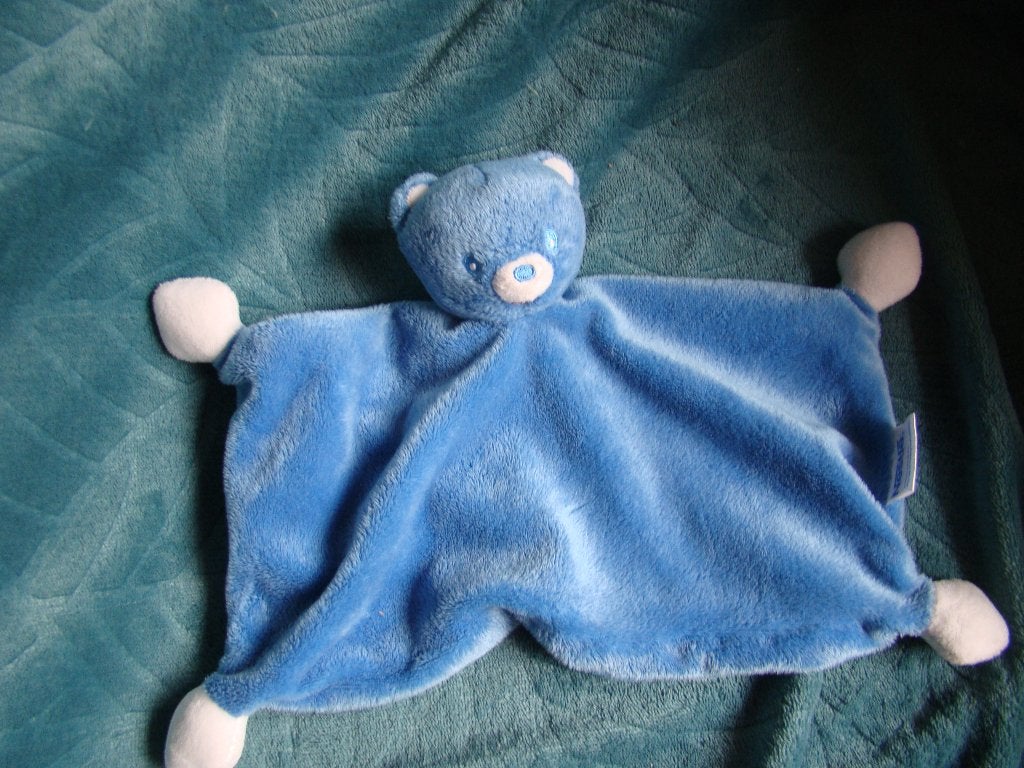 Nestle blauw knuffellapje beer, Beer, Blauw, Ophalen of Verzenden, Zo goed als nieuw