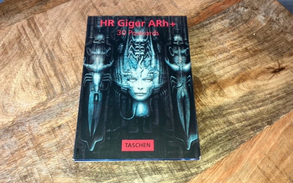 HR Giger ARh+ Postcards boekje Taschen, Ophalen of Verzenden, Gebruikt, Overige typen